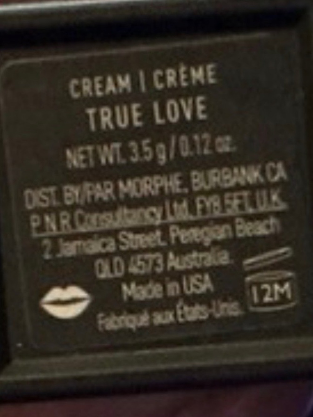 Morphe cream Lipstick- True Love - Picture 4 of 4